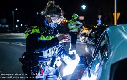 policyjna łapanka w Holandii