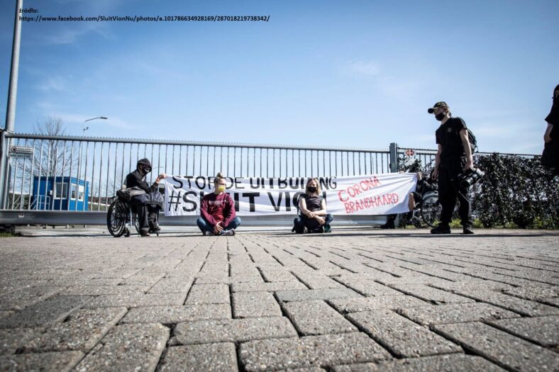 protesty w obronie Polaków w Vion