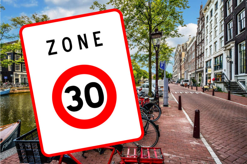 Ograniczenie do 30km/h w terenie zabudowanym w Holandii?