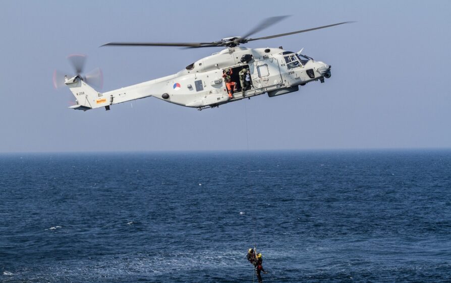 Helikopter ratuje Polaka ze śmiertelnej pułapki