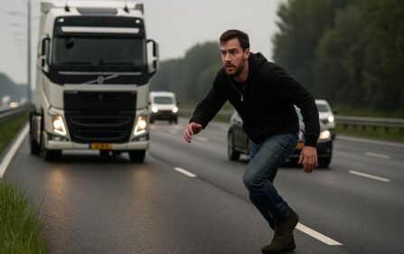 Polak ryzykował życiem, by uciec, a potem ukrył się w trawie