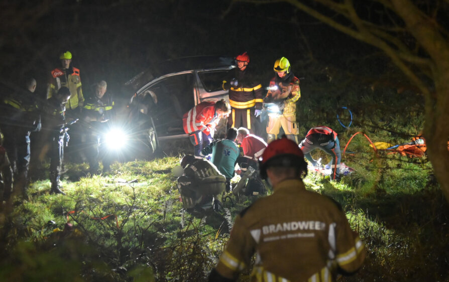 Breda- auto wypadło z drogi