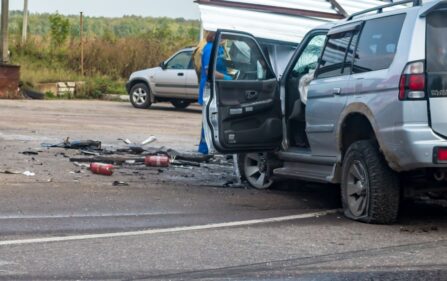 na autostradzie A2 w okolicach Eindhoven